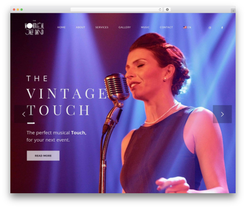 Theme WordPress FWRD - montrealjazzband.com
