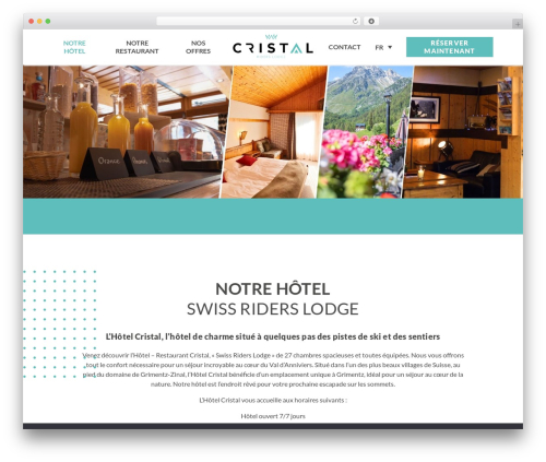 Theme WordPress zinal - cristal-grimentz.ch