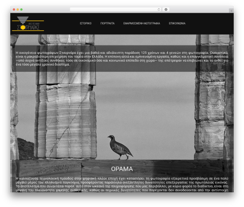 WordPress theme cherry - stournarasphotography.com