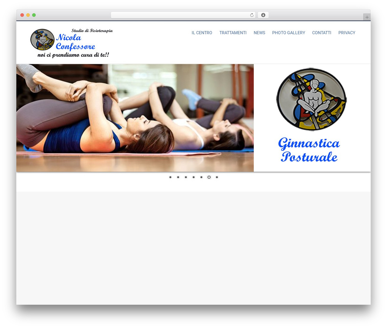 WordPress theme Physiotherapy - nicolaconfessore.com