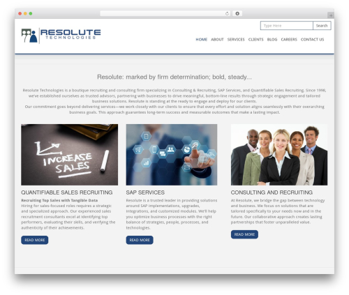 WordPress theme Proteus - resolutetech.com
