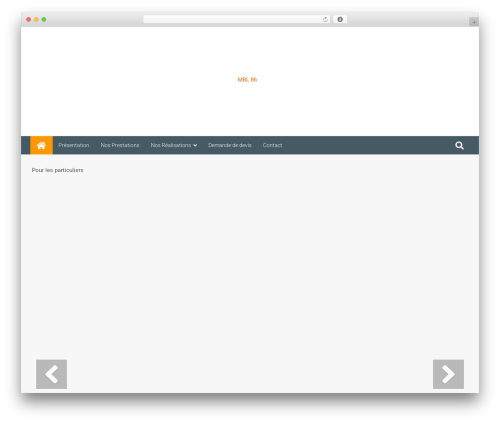 6temflex WordPress theme design - menuiserie-bois-lusseau.com