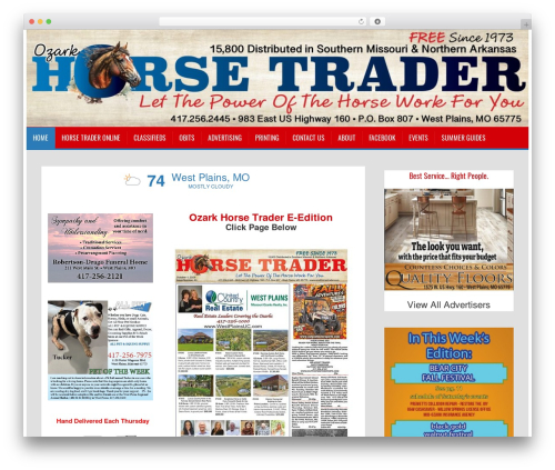Webads stats WordPress plugin - ozarkhorsetrader.com