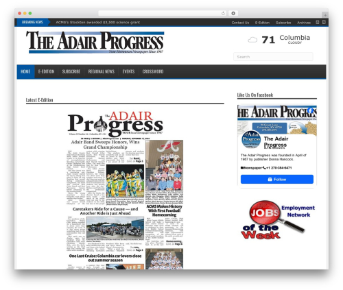Webads stats WordPress plugin - adairprogress.com