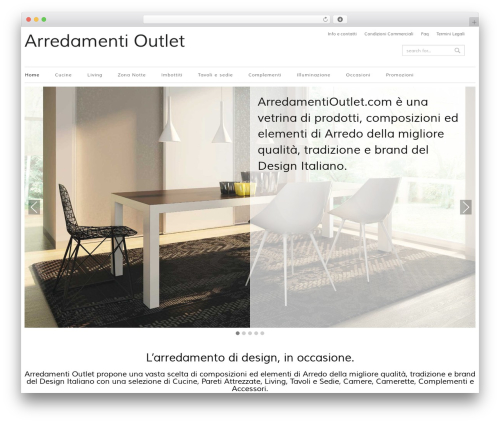 Cheope WordPress theme - arredamentioutlet.com