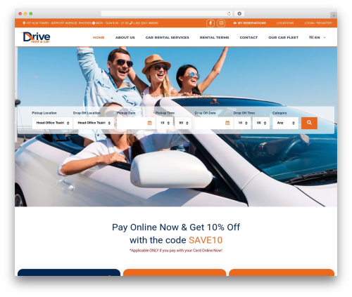 VikRentCar Car Rental Management System (vikrentcar) free WordPress plugin - www.driverentacar.gr