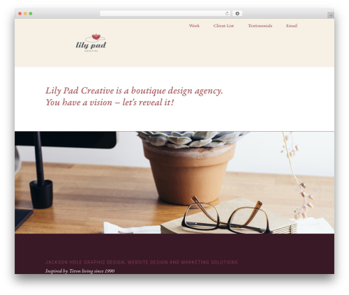 Portfolio gallery WordPress plugin - lilypadcreative.com