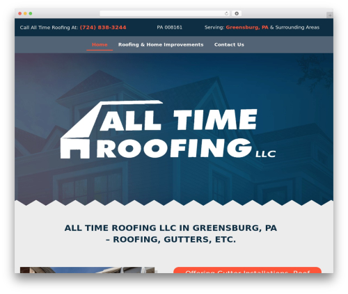 Hello Elementor WordPress theme - alltimeroofingpa.com