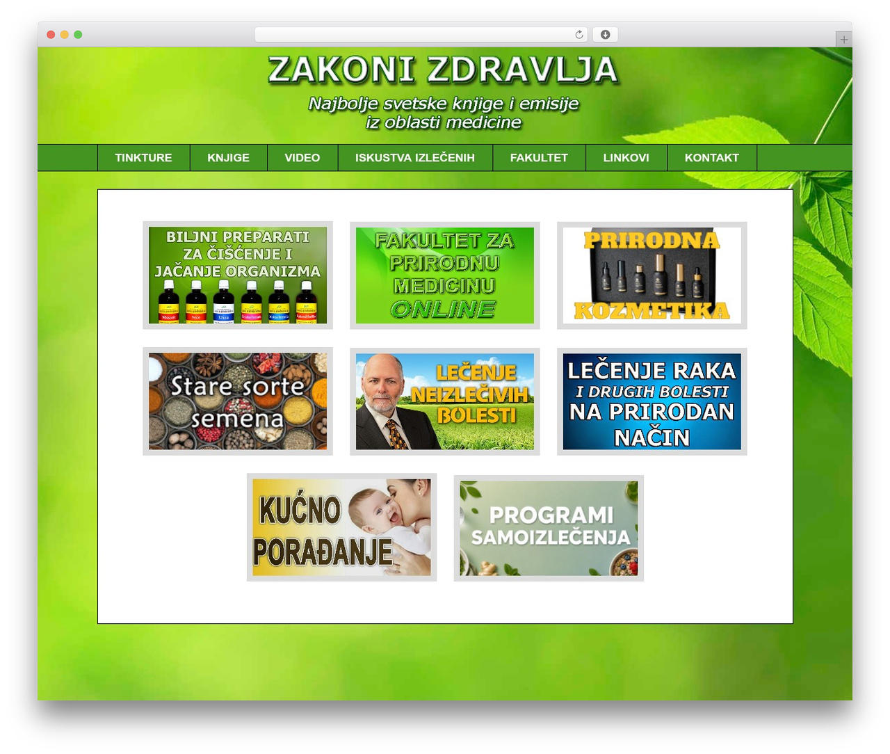 Theme WordPress tema - zakonizdravlja.com