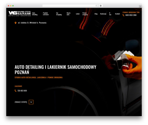 Webidea WordPress theme - waselczykgarage.pl