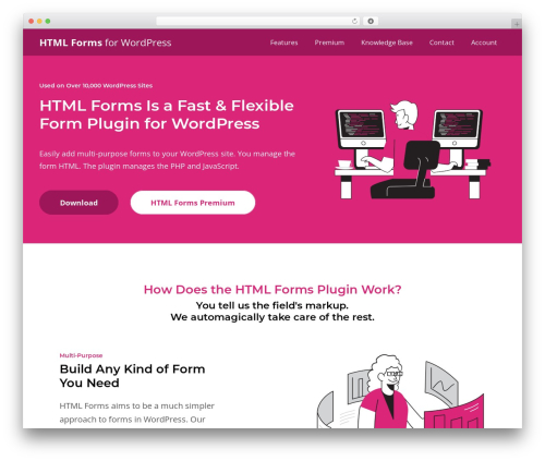 HTML Forms (html-forms) free WordPress plugin - htmlformsplugin.com