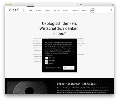 Beautiful and responsive cookie consent addon WordPress plugin - filbec.com
