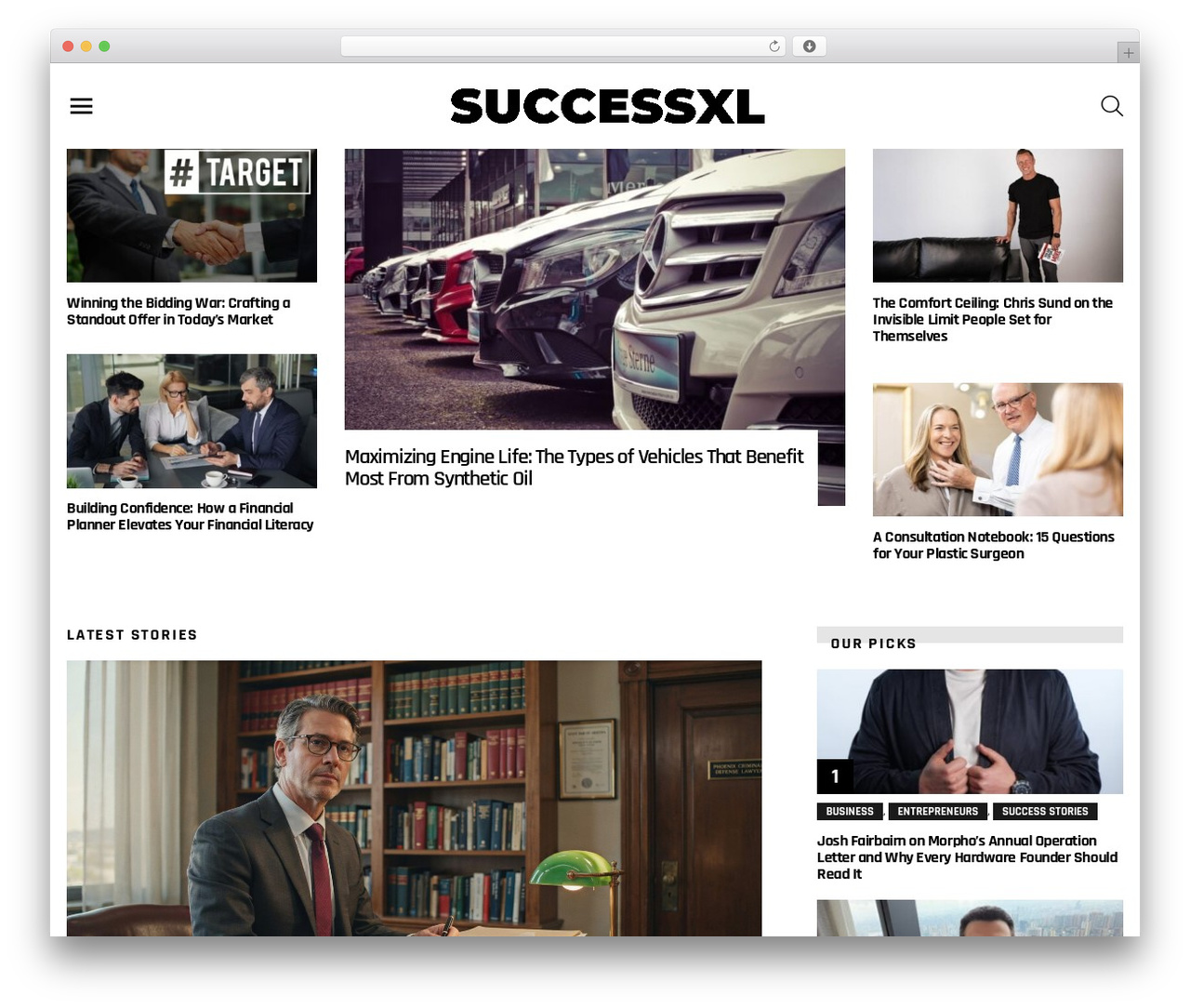Bimber WordPress theme - successxl.com