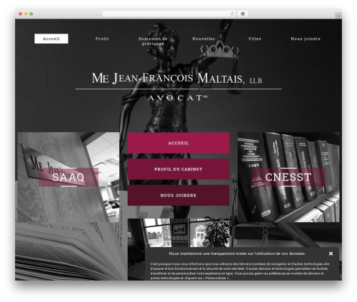 cherry WordPress theme - maltaisavocats.com