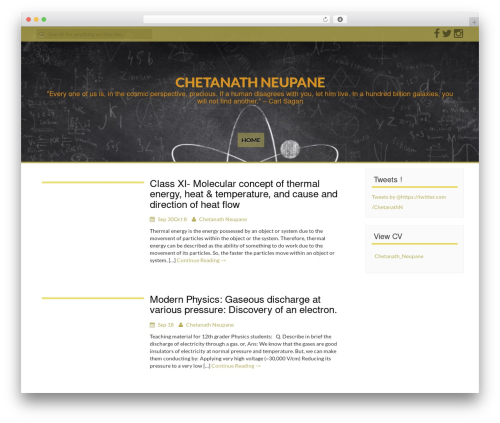 Easy Twitter Feed (easy-twitter-feeds) free WordPress plugin - chetanathneupane.com.np