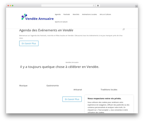 Divi best WordPress theme - vendee-annuaire.net