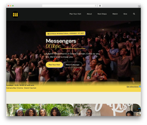Float theme WordPress - ciag.church