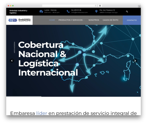 Grade theme WordPress - embaresa.com