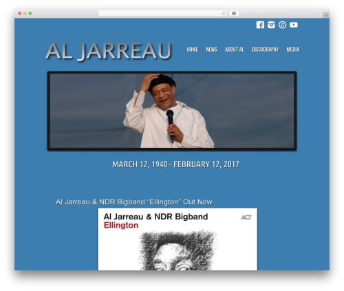 Musicpro WordPress theme - aljarreau.com