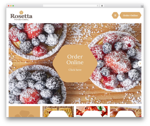 Rosetta WordPress theme - rosettabakery.com