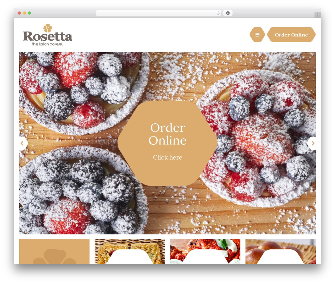 Rosetta WordPress theme - rosettabakery.com