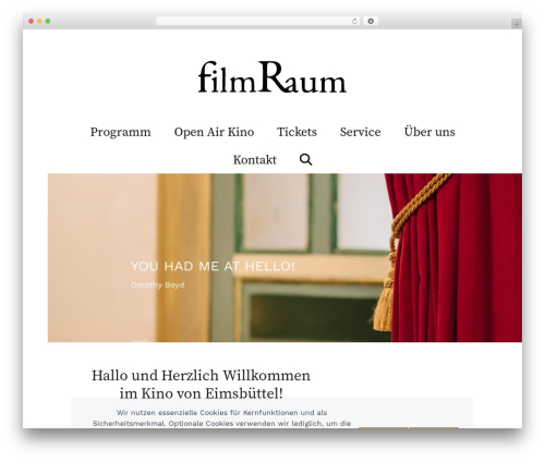 Agency options WordPress plugin - filmraum.net