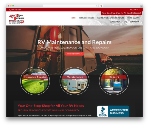 WordPress theme Beacon Theme - kajunkampers.com