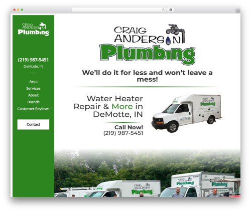 WordPress theme Divi - craigandersonplumbing.com
