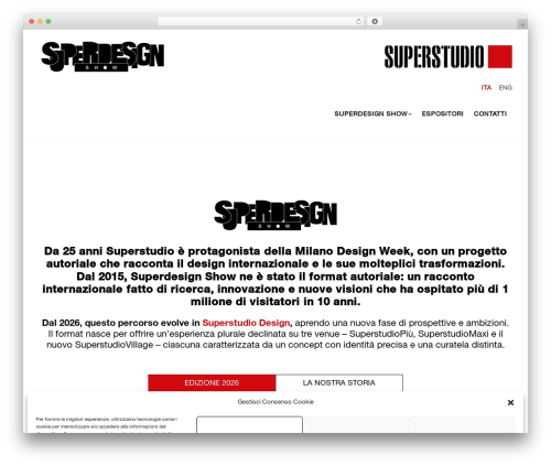 WordPress theme Impreza - superdesignshow.com