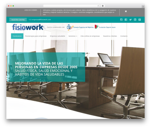 WP theme Themebase - saludentuempresa.com