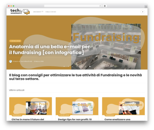 Bone WordPress theme - tech4nonprofit.com