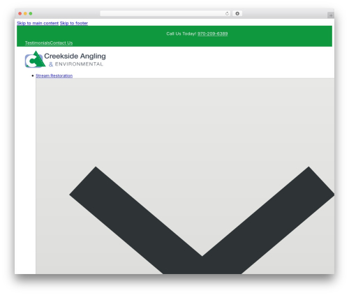 Bricks WordPress theme - creeksidelandandwater.com