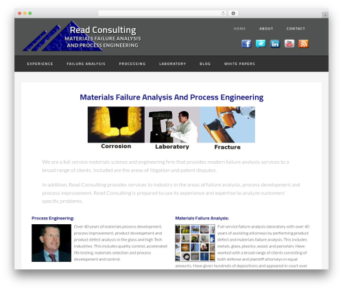 Failure Analysis Theme WordPress theme - readconsulting.com