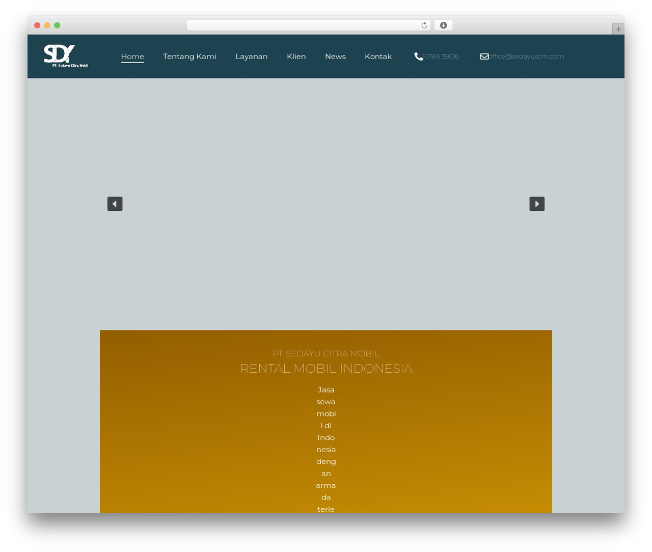 GeneratePress premium WordPress theme - sedayucitramobil.com