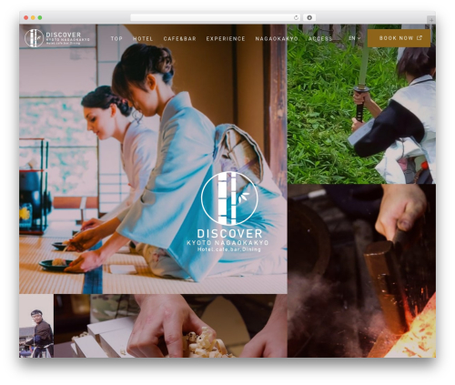 WordPress website theme CORE THEME - discover-nagaokakyo.com