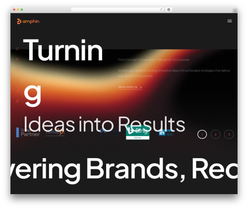 Agencium best WordPress theme - amphin.com