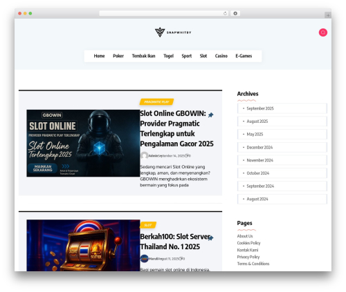Errin WordPress theme - snapwhitby.com
