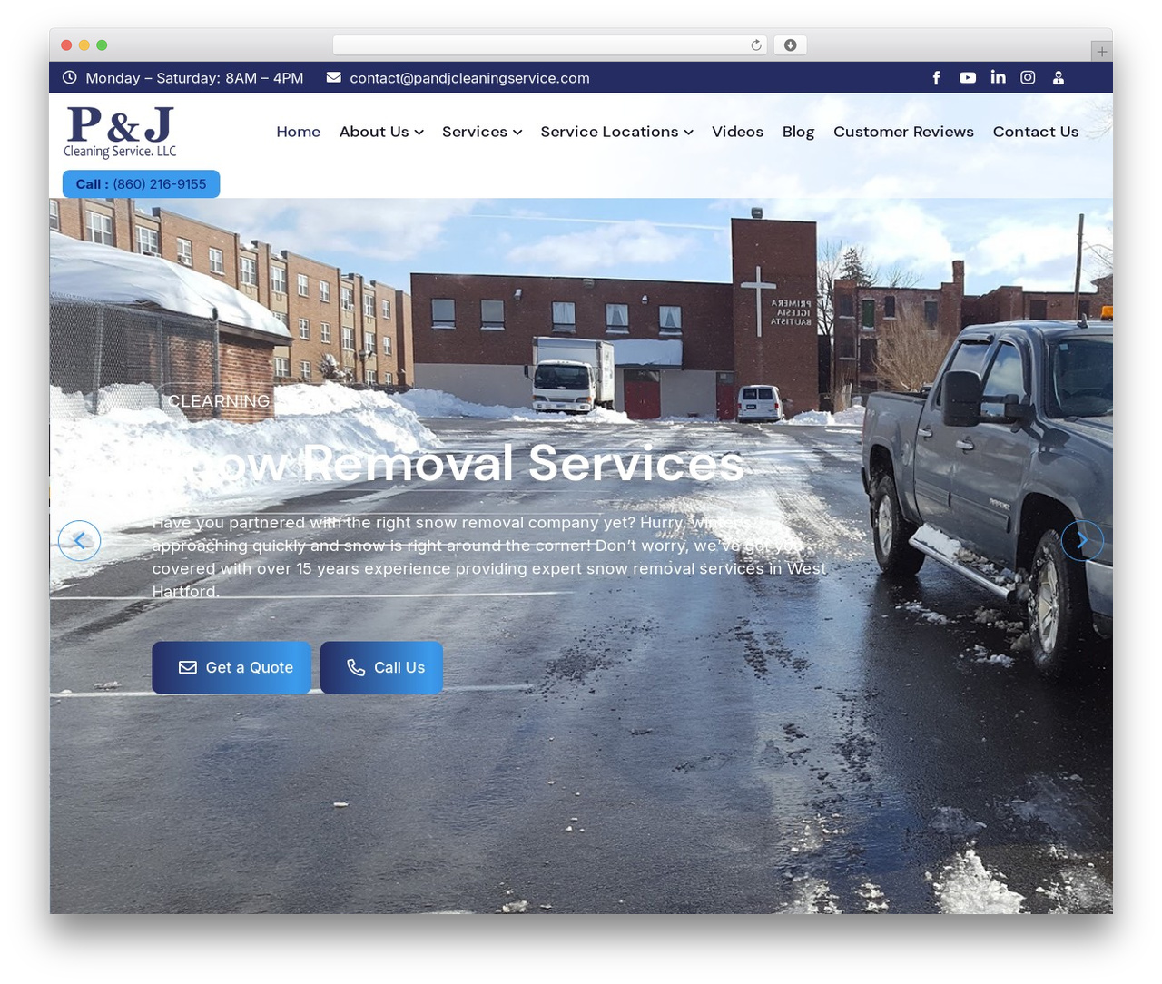 Fixera WordPress theme - pandjcleaningservice.com