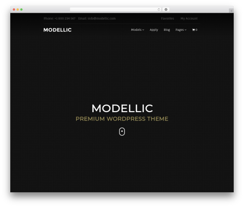 Modellic premium WordPress theme - almostar.com