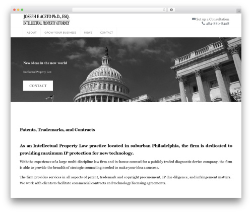 NetStudio WordPress theme - acetoiplaw.com NetStudio WordPress theme - acetoiplaw.com