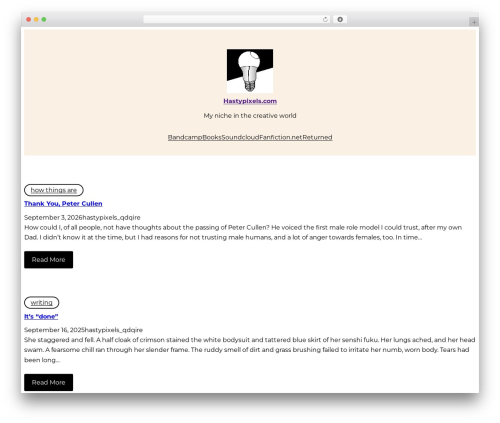 Theme WordPress Clean Notebook - hastypixels.com