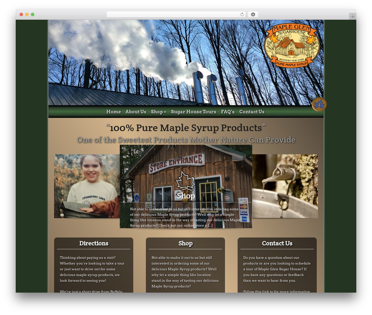 Theme WordPress Modest - mapleglensyrup.com