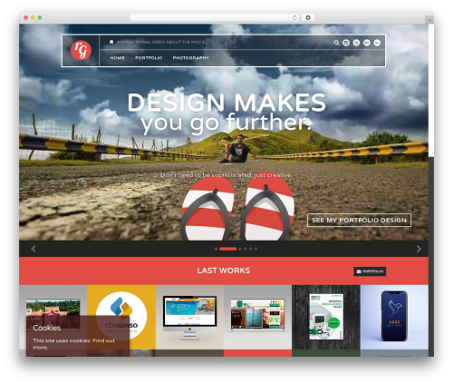 Theme WordPress RED Theme - ricardogoncalves.com