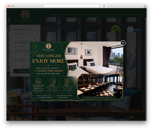 wcl WordPress theme - oriental-heritage.com