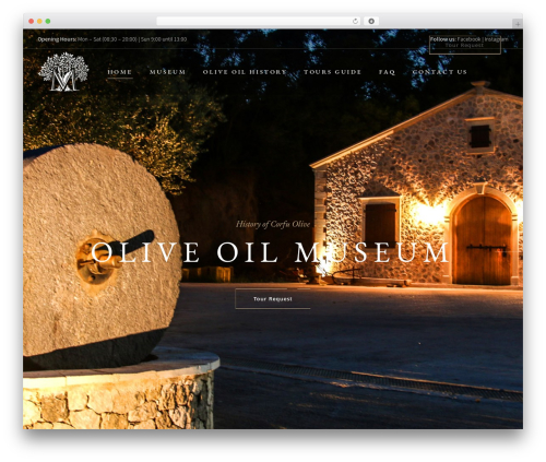 Musea shows WordPress plugin - corfuoliveoilmuseum.com
