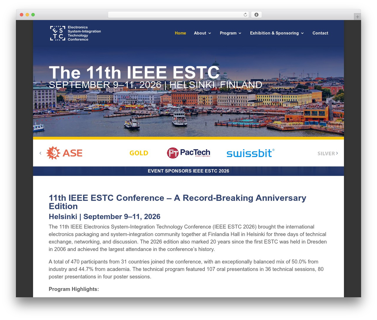Dev WP theme - estc-conference.net