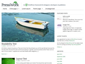 PressWorkX WordPress theme PressWorkX WordPress theme