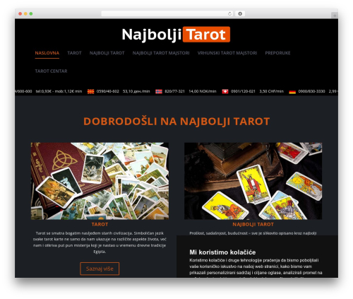 Operateri WordPress plugin - najboljitarot.com.hr