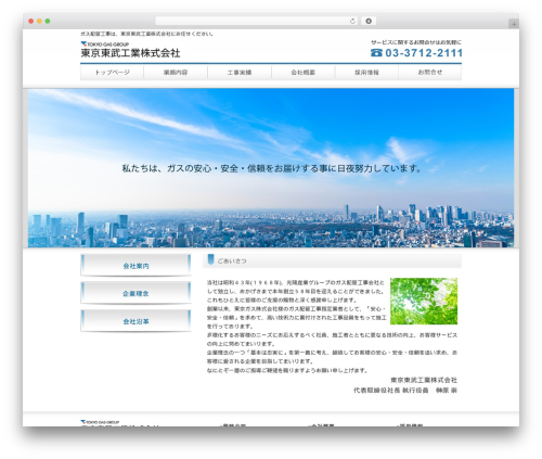 theme247 WordPress theme - tokyotobukogyo.com