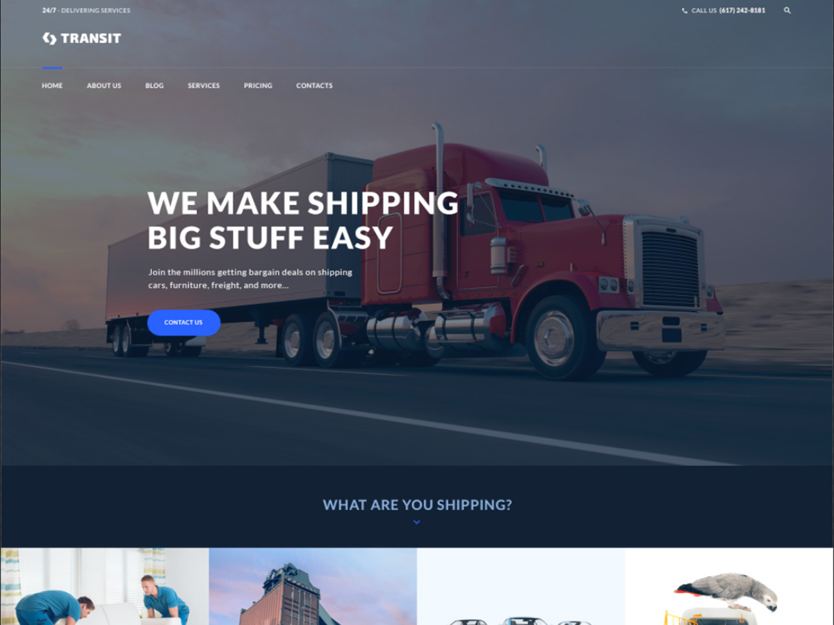 WordPress theme Transit WordPress theme Transit